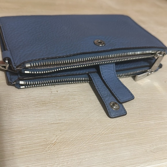 Michael Kors Slate Blue Wristlet - Picture 4 of 14